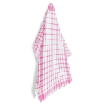 Ściereczki kuchenne „Pink Structure“, 43x64 cm. Różowy ręcznik kuchenny z kapryśnymi geometrycznymi wzorami.