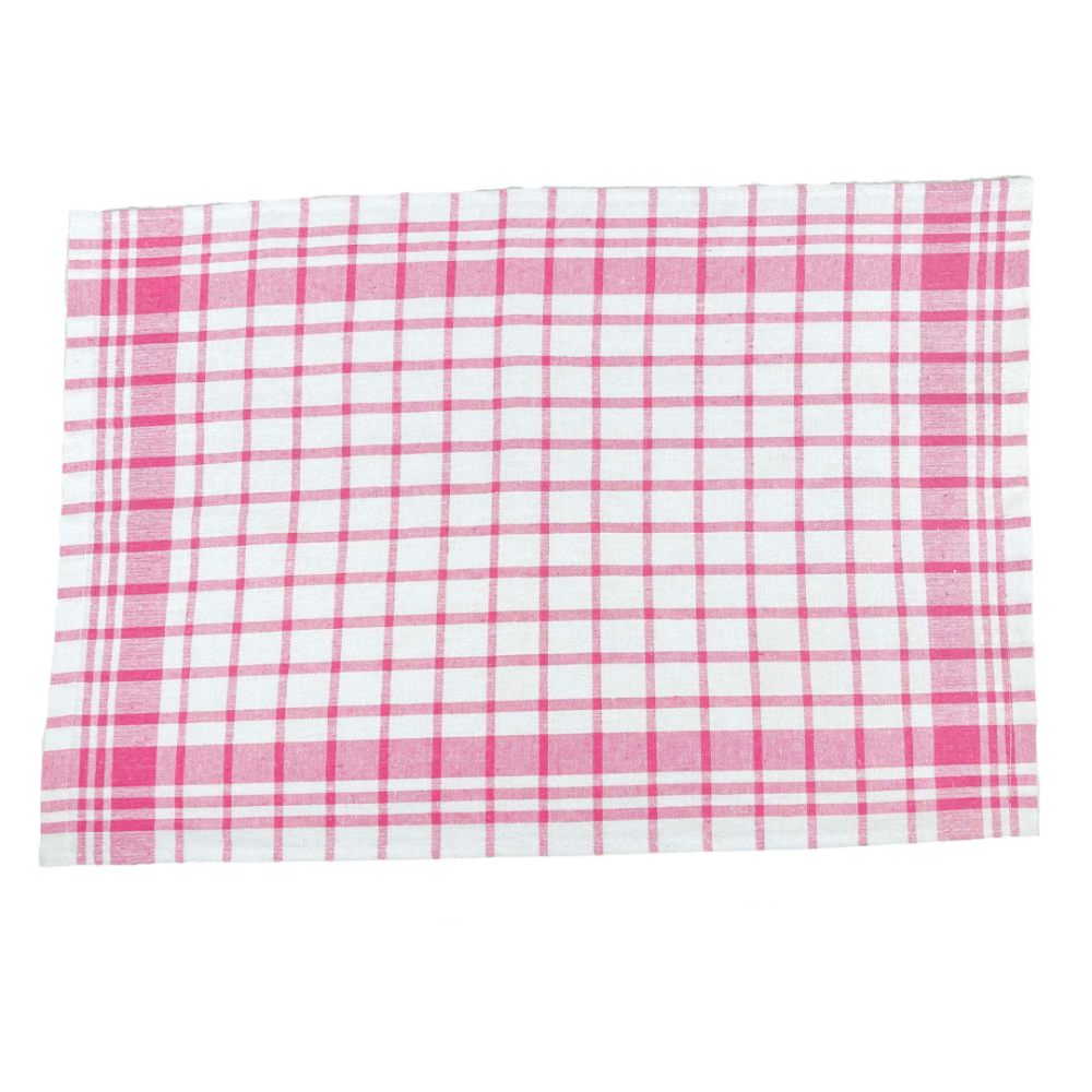 Ściereczki kuchenne „Pink Structure“. Ręczniki, 43x64 cm. Ręcznik kuchenny w delikatnym różowym kolorze z zabawnymi geometrycznymi motywami
