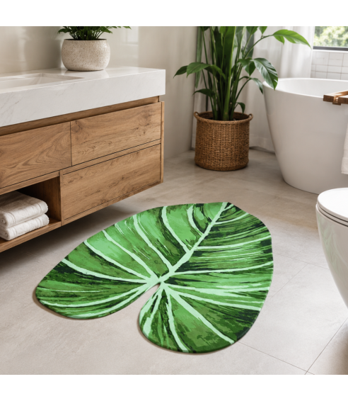 Dywaniki łazienkowe "Leaf mat". Maty łazienkowe