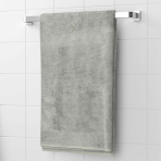 Ręcznik łazienkowy „Bamboo Grey“. Ręczniki, 70x140 cm. Szary ręcznik wykonany z bambusa i bawełny, oferujący luksusowy komfort i zrównoważony rozwój.