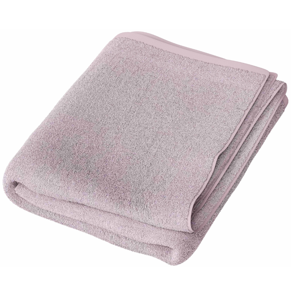 Ręcznik łazienkowy „Blush Economic Towel“. Ręczniki, 60x35 cm, 100x45 cm. Różowy ręcznik z subtelną, nieco szerszą lamówką na dole