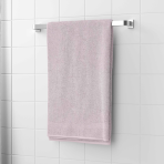 Ręcznik łazienkowy „Blush Economic Towel“. Ręczniki, 60x35 cm, 100x45 cm. Jasnoróżowy ręcznik bez wzorów, jednolity design