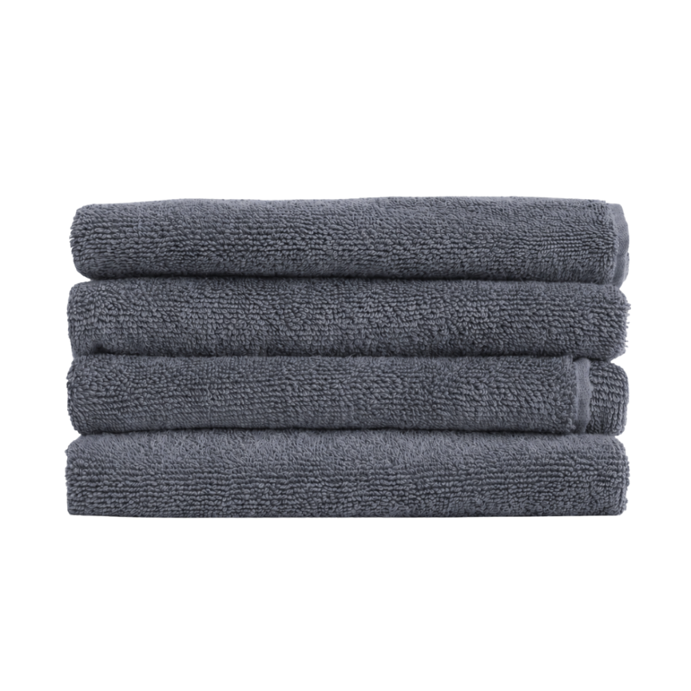 Ręcznik łazienkowy „Grey towel“, 50x100 cm, 70x140 cm. Ciemnoszary jednokolorowy ręcznik z pętelkową fakturą Ręcznik łazienkowy „Grey towel“, 50x100 cm, 70x140 cm. Ciemnoszary jednokolorowy ręcznik z pętelkową fakturą