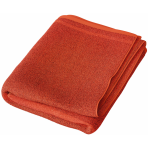 Ręcznik łazienkowy „Orange Economic Towel“. Ręczniki, 60x35 cm, 100x45 cm. Pomarańczowy ręcznik z subtelną ornamentową lamówką na dole.