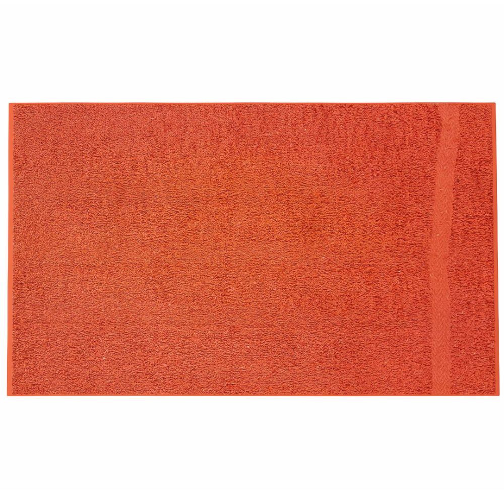 Ręcznik łazienkowy „Orange Economic Towel“. Ręczniki, 60x35 cm, 100x45 cm. Intensywnie pomarańczowy ręcznik w minimalistycznym stylu.