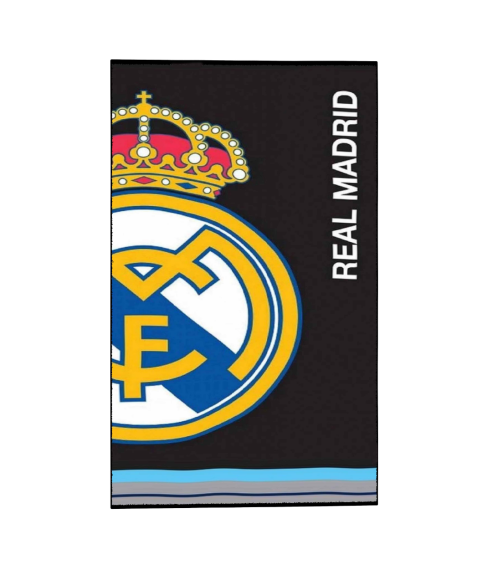 Ręcznik łazienkowy „Real Madrid black towel“. Ręczniki