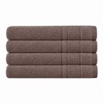 Ręcznik łazienkowy „Royal Brown towel“, 70x140 cm. Brązowy ręcznik kąpielowy z subtelnym tłoczonym wzorem. Ręcznik łazienkowy „Royal Brown towel“, 70x140 cm. Brązowy ręcznik kąpielowy z subtelnym tłoczonym wzorem.