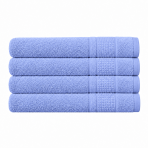 Ręcznik łazienkowy „Royal Lilac towel“, 70x140 cm. Jasnoniebieski ręcznik kąpielowy z subtelnym teksturowanym wzorem. Ręcznik łazienkowy „Royal Lilac towel“, 70x140 cm. Jasnoniebieski ręcznik kąpielowy z subtelnym teksturowanym wzorem.