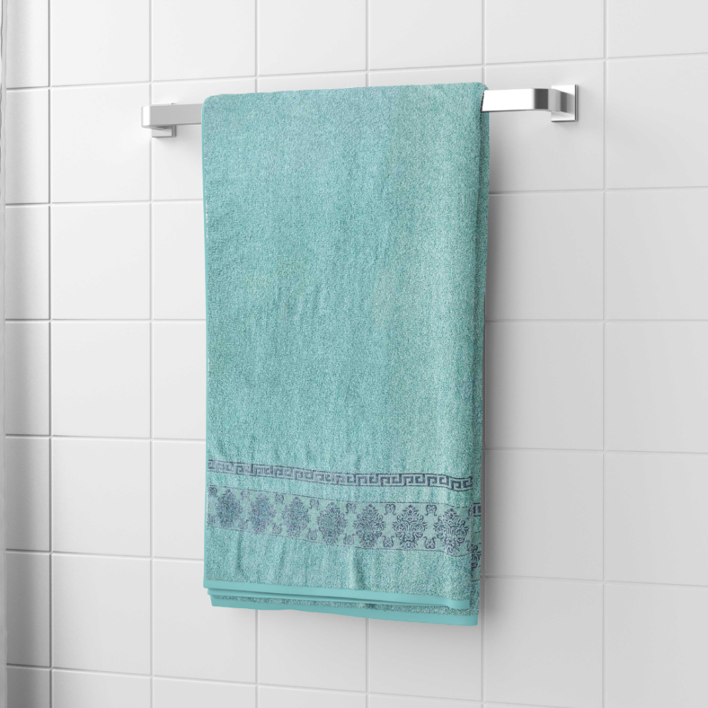 Ręcznik łazienkowy „Seaglass“. Ręczniki, 70x140 cm. Miękki miętowy ręcznik, dodający uspokajającego akcentu do łazienki