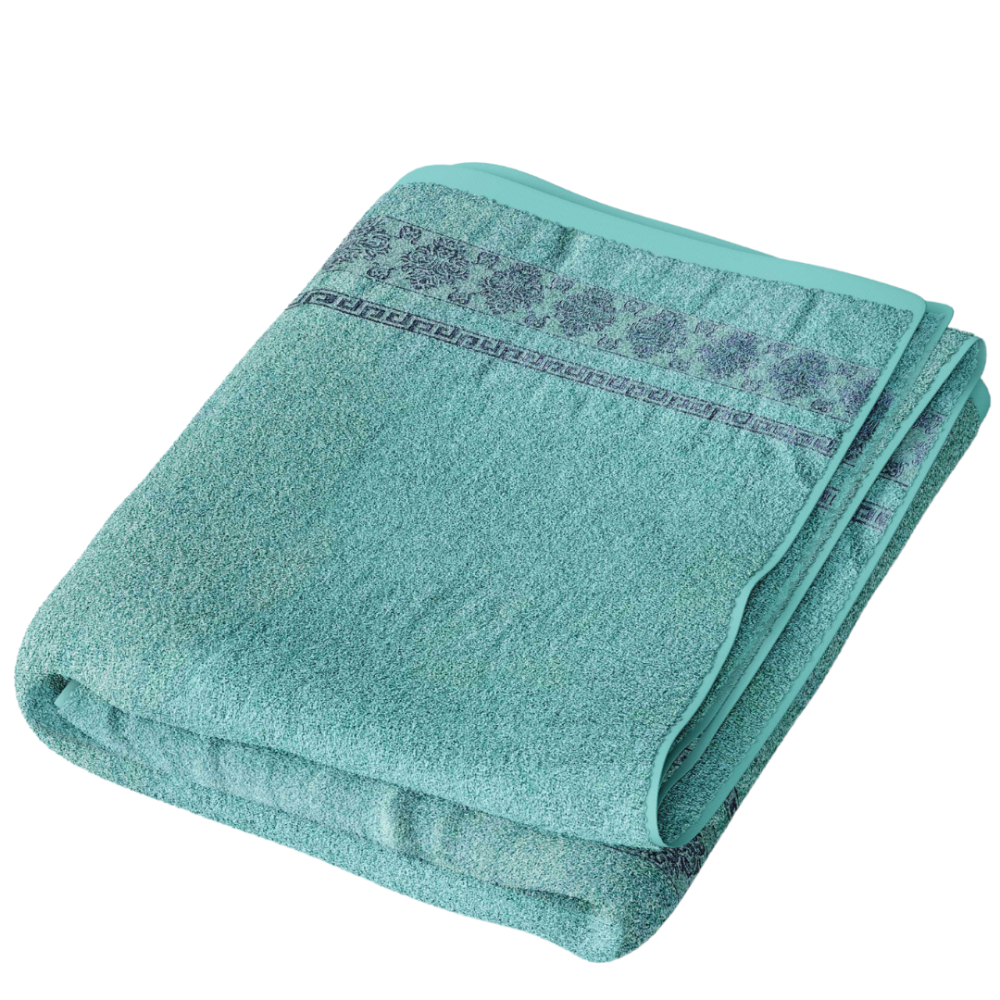 Ręcznik łazienkowy „Seaglass“. Ręczniki, 70x140 cm. Odświeżający, jasny ręcznik w kolorze aqua, zapewniający spokojną atmosferę w łazience.