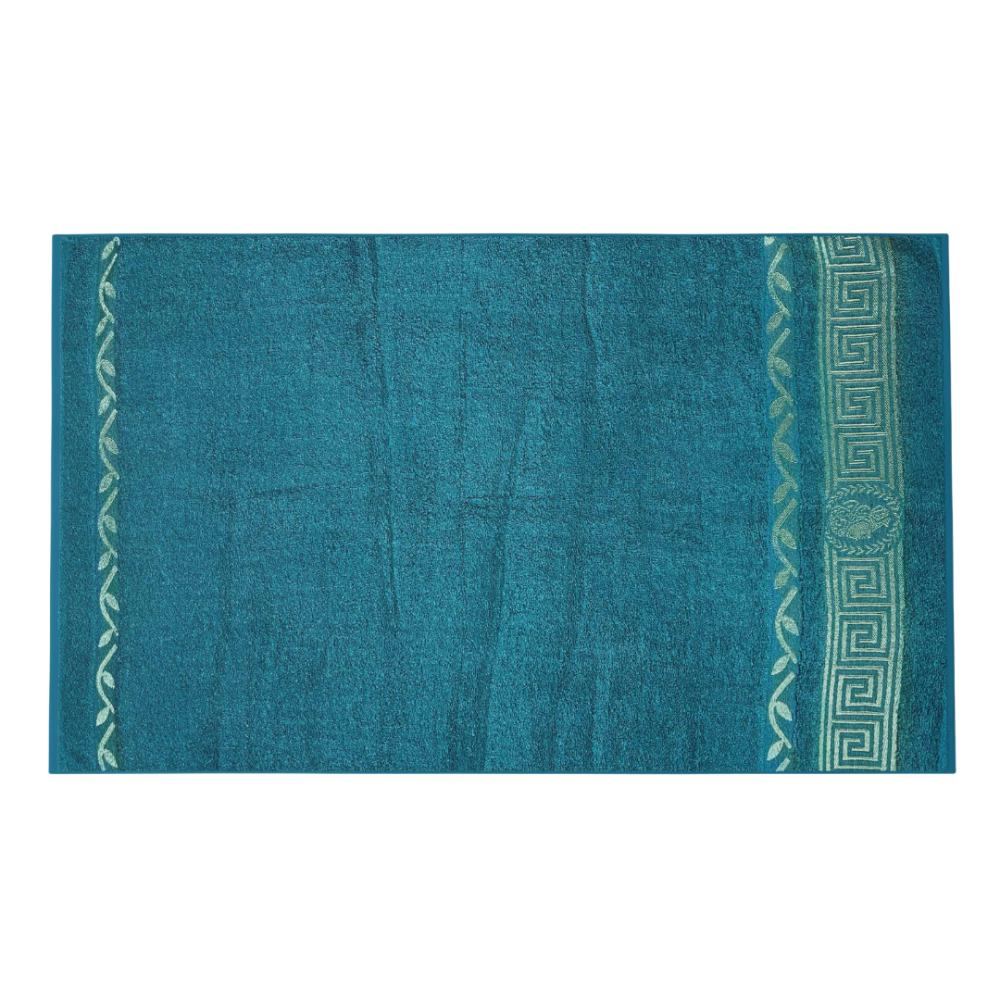 Ręcznik łazienkowy „Teal olympian“. Ręczniki, 50x100 cm, 70x140 cm. Luksusowy turkusowy ręcznik, który doskonale wchłania wilgoć i dopełnia wystrój łazienki