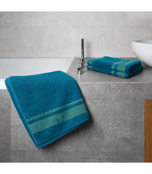 Ręcznik łazienkowy „Teal olympian“