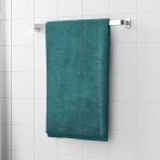 Ręcznik łazienkowy „Teal Softness“, 70x140 cm. Miękki frotte ręcznik w głębokim ciemnozielonym kolorze