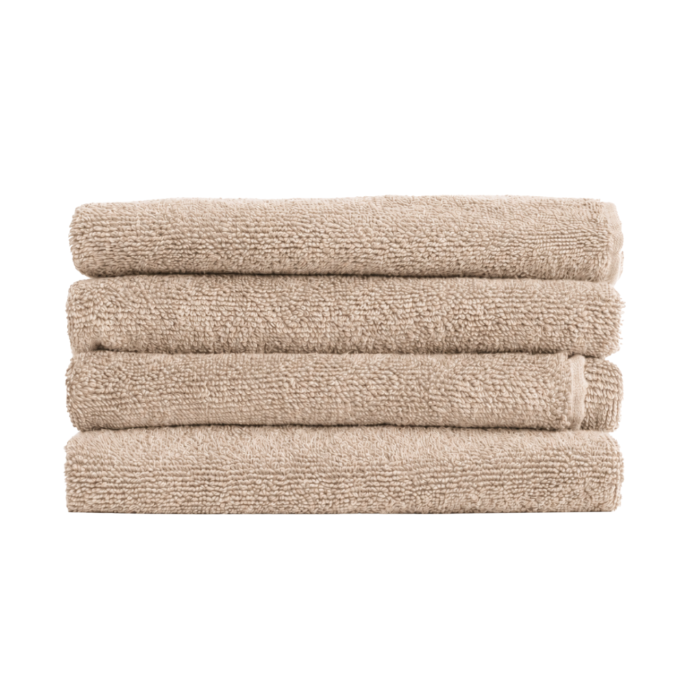 Ręcznik łazienkowy „Toffee towel“, 50x100 cm, 70x140 cm. Jasnobeżowy jednokolorowy ręcznik z pętelkową fakturą Ręcznik łazienkowy „Toffee towel“, 50x100 cm, 70x140 cm. Jasnobeżowy jednokolorowy ręcznik z pętelkową fakturą