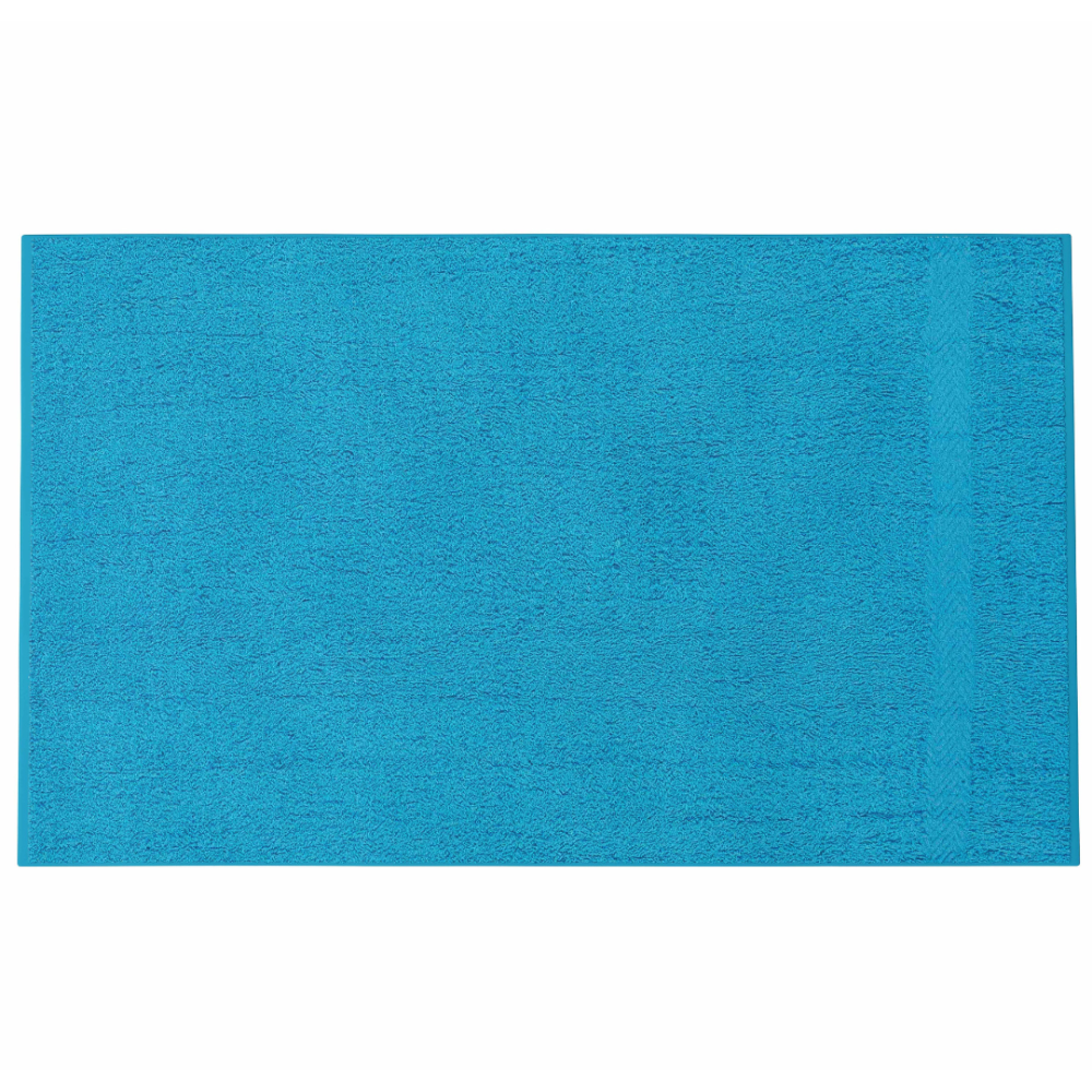 Ręcznik łazienkowy „Turquoise Economic Towel“. Ręczniki, 60x35 cm, 100x45 cm. Turkusowy ręcznik zawieszony w łazience, dodaje świeżości