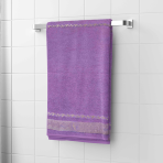 Ręcznik łazienkowy „Violet olympian“. Ręczniki, 50x100 cm, 70x140 cm. Elegancki ręcznik, tworzący przytulną i stylową atmosferę w łazience.