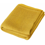 Ręcznik łazienkowy „Yellow Economic Towel“. Ręczniki, 60x35 cm, 100x45 cm. Żółty ręcznik bez wzorów o jednolitym designie